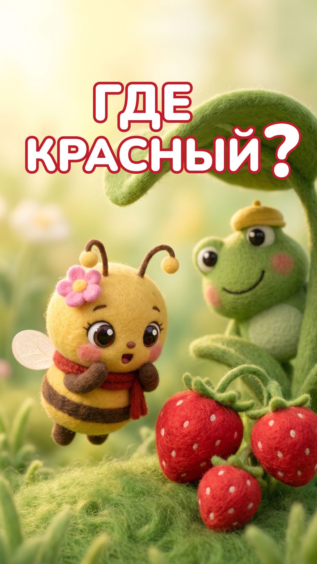 Шмуня ищет красный цвет