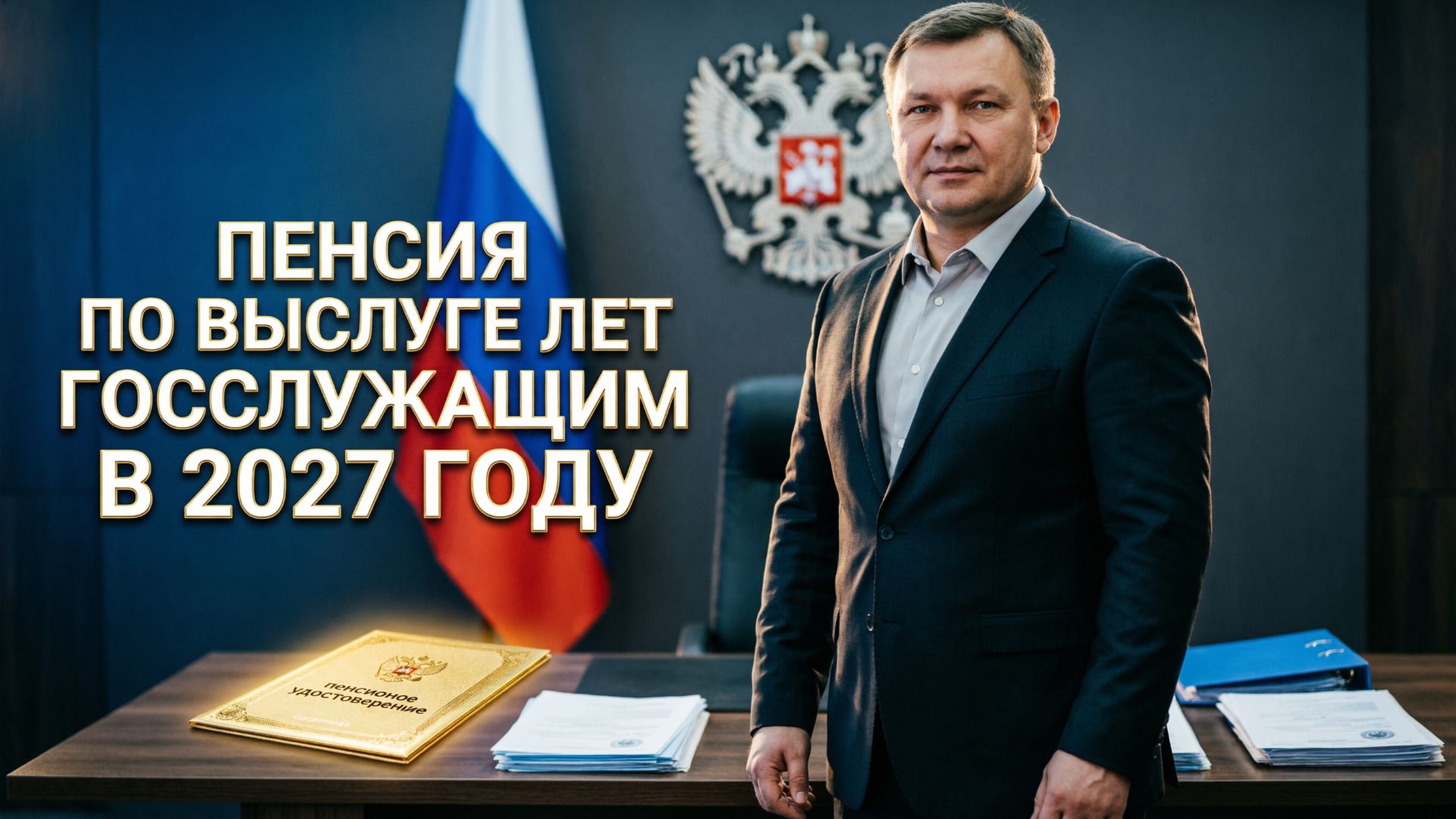 Пенсия за выслугу лет госслужащим в 2027 году: что изменилось и как получить выплату