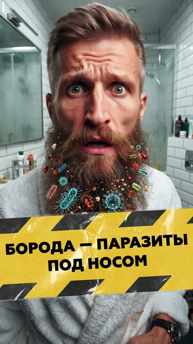 Мужская борода грязнее собачьей шерсти?