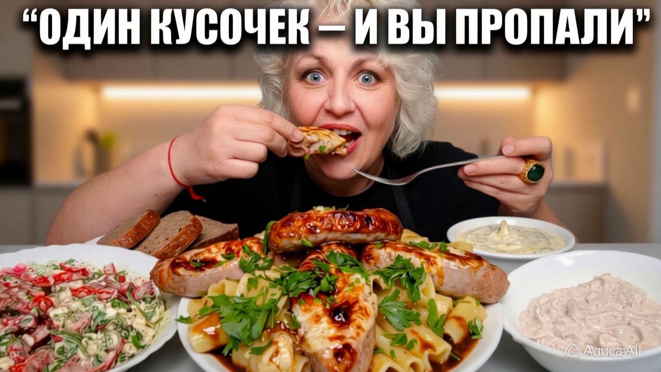 Мукбанг: Эти фаршированные купаты—магия вкуса! Плюс моя секретная икра