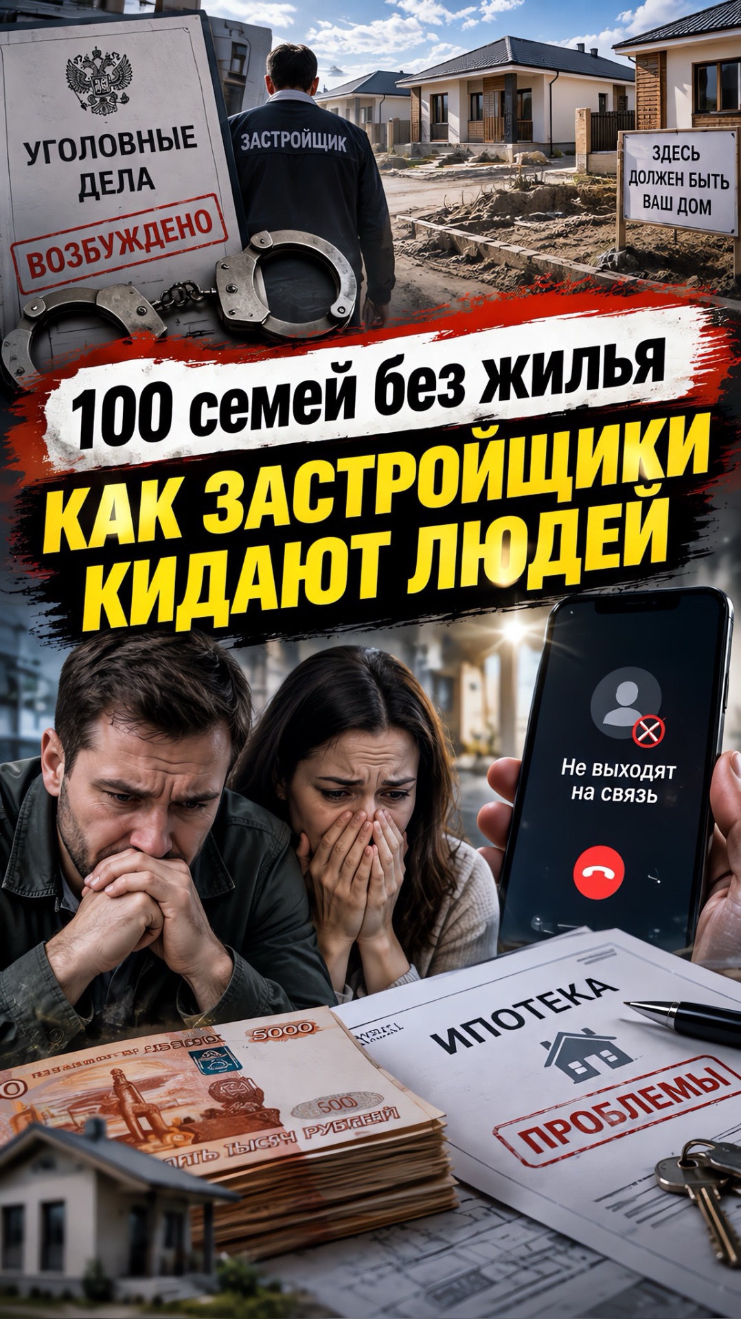 100 семей остались без жилья - как застройщики кидают людей?