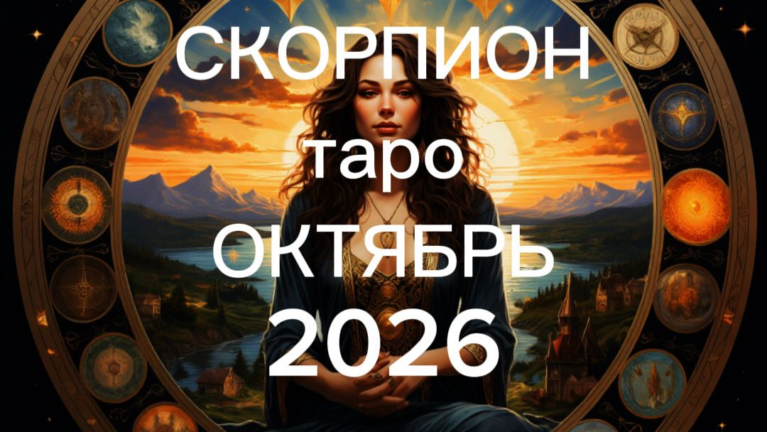 СКОРПИОН таро-прогноз на ОКТЯБРЬ 2026 от Марии Тихоновой