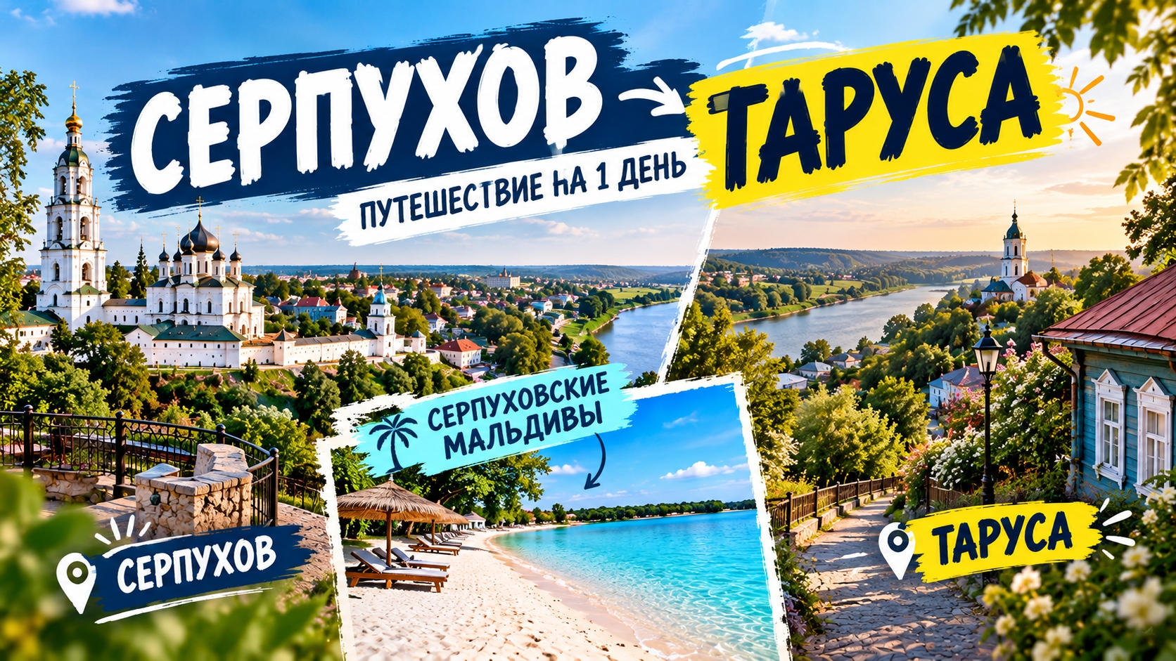 Серпухов и Таруса — путешествие, которое вас удивит!