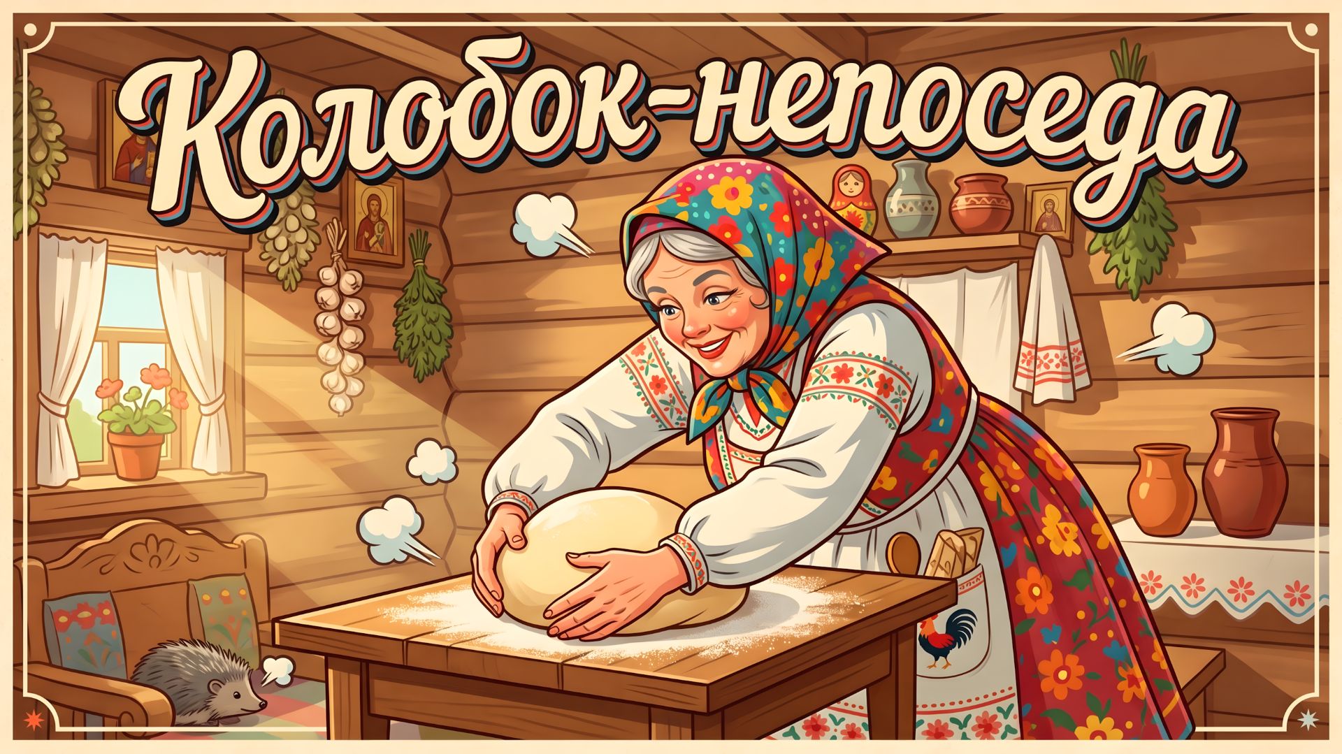 КОЛОБОК-НЕПОСЕДА и его друзья 🐰🦊 | Мультик для детей