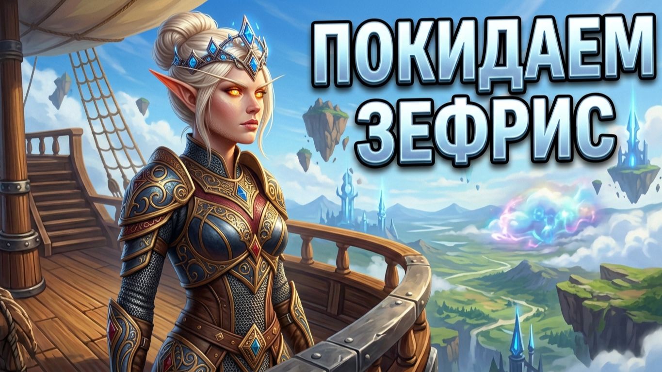WoW Forever. Бета. День 6. Покидаем Зефрис, откроем мир глазами Паладина.