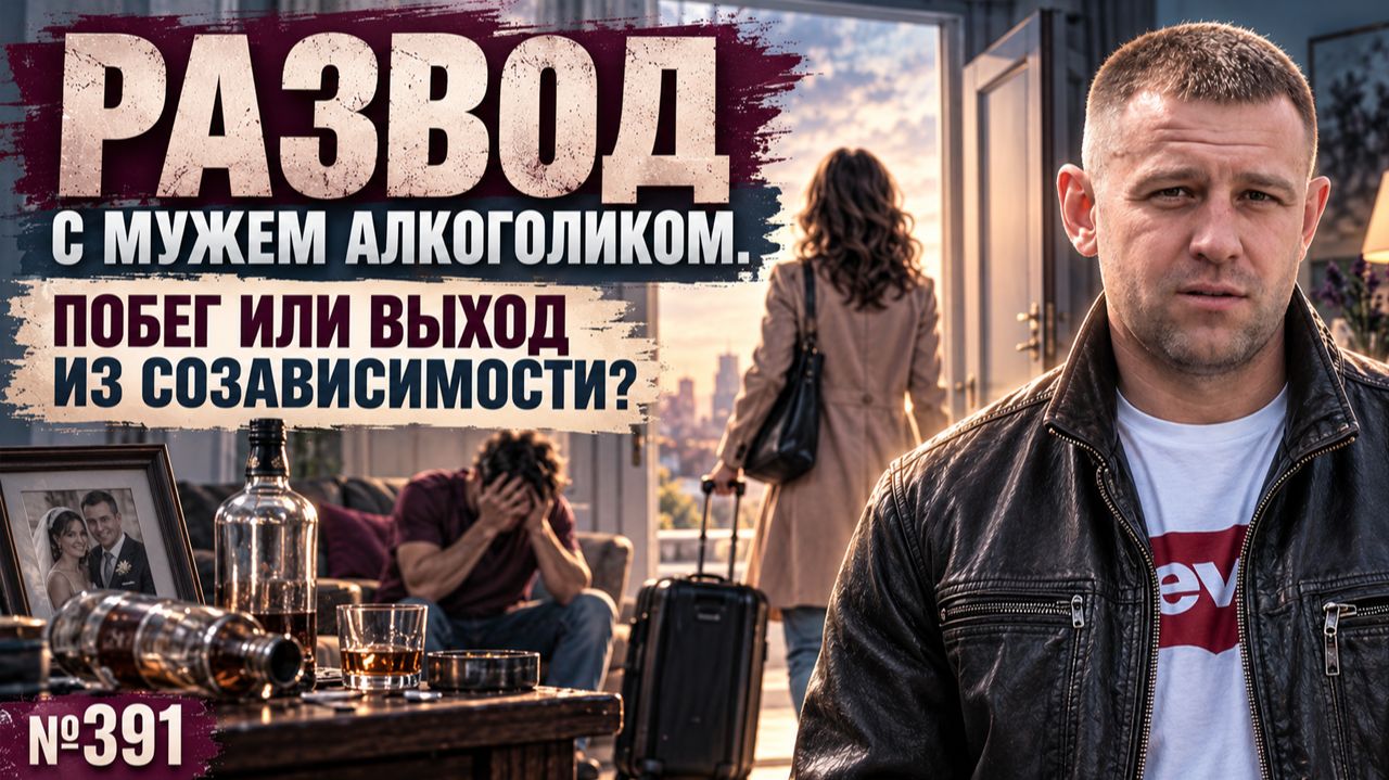 Развод с мужем алкоголиком. Побег или выход из созависимости?