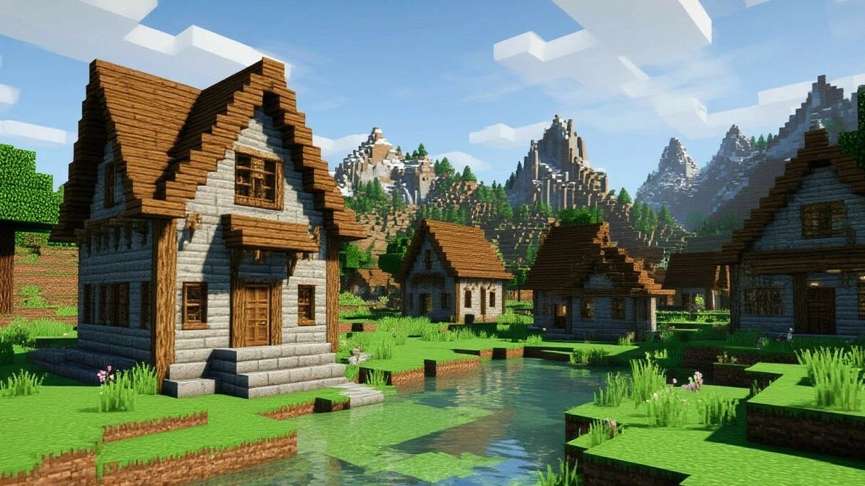 Заброшенная деревня Minecraft | Паутина и морковка