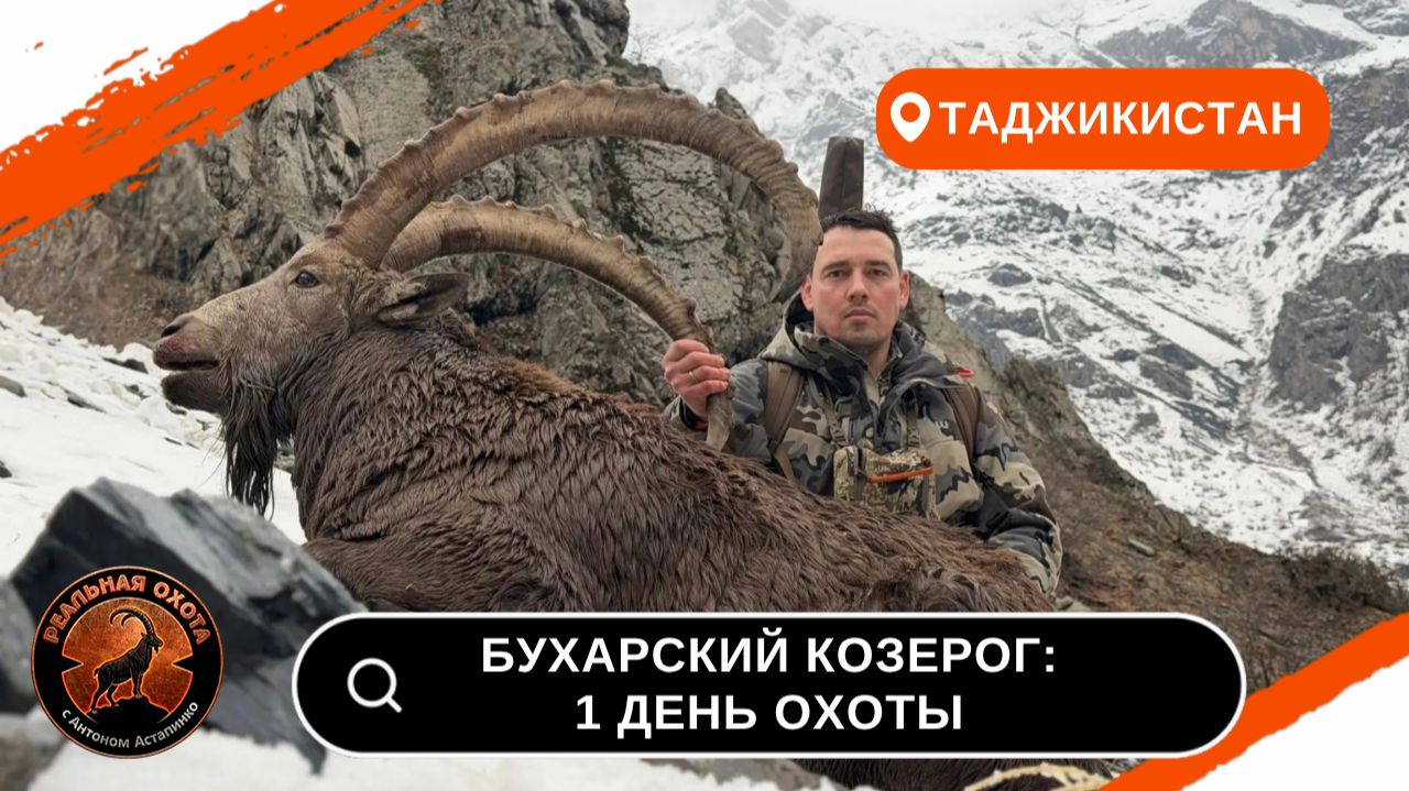 ТАДЖИКИСТАН | 1 ДЕНЬ ОХОТЫ | БУХАРСКИЙ  КОЗЕРОГ | РЕАЛЬНАЯ ОХОТА