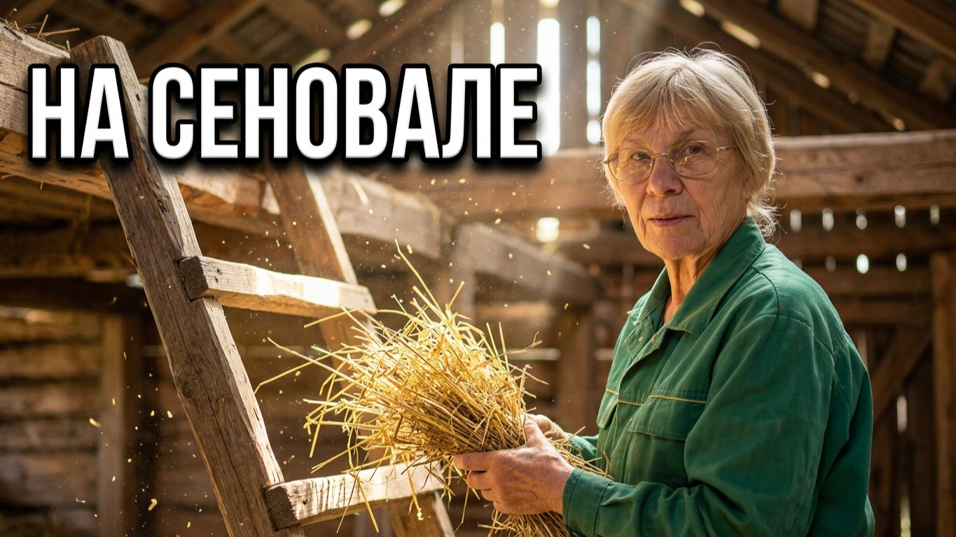 Я на сеновале в деревне, мой огород, урожай, коровы