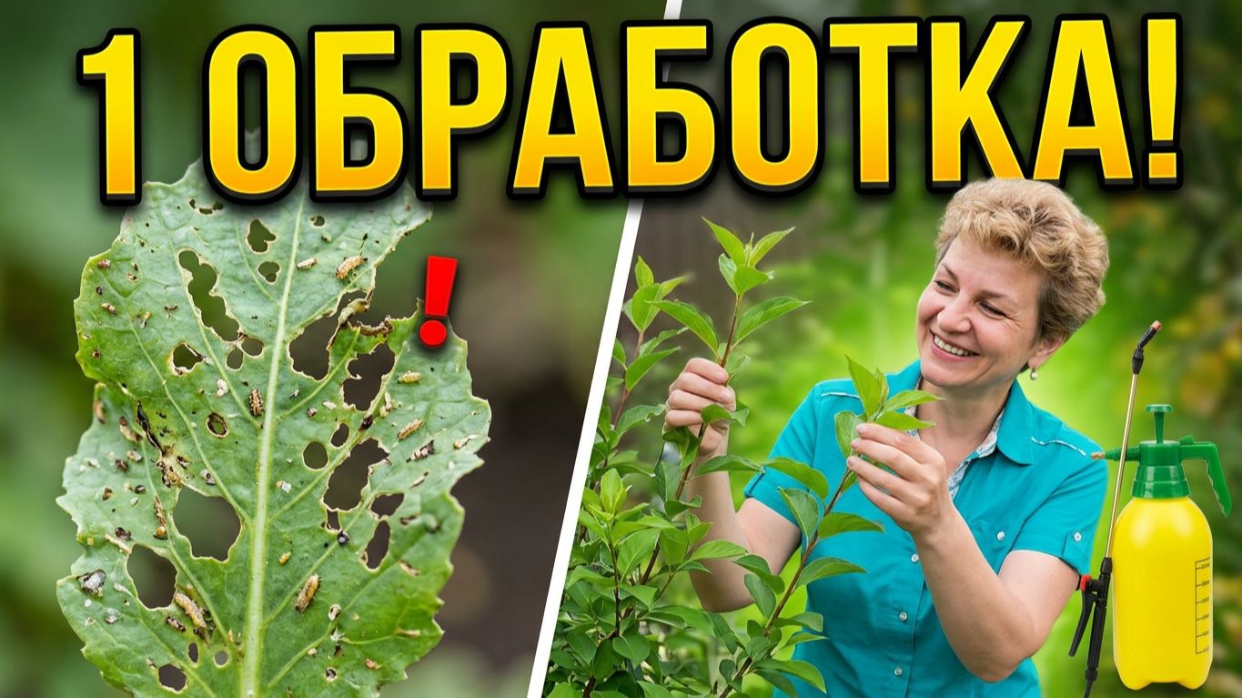 Одно средство от десятка  вредителей. Безопасная биологическая защита сада от насекомых.