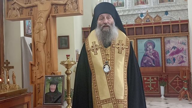 Проповедь владыки Гурия на годовщину со дня преставления монахини Евфросинии (Осадчей)