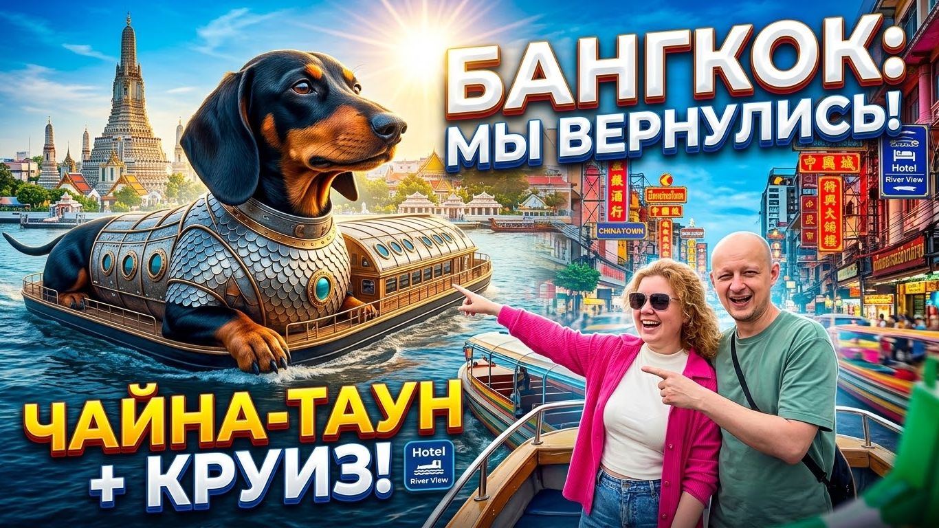 Возвращаемся в Азию // Кайфовый Бангкок Отель мечты и прогулка по Чайна Тауну