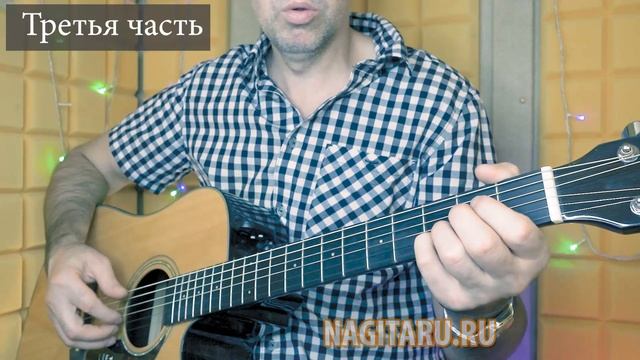 Разбор вступления песни В городе дождь - УмаТурман. На гитаре