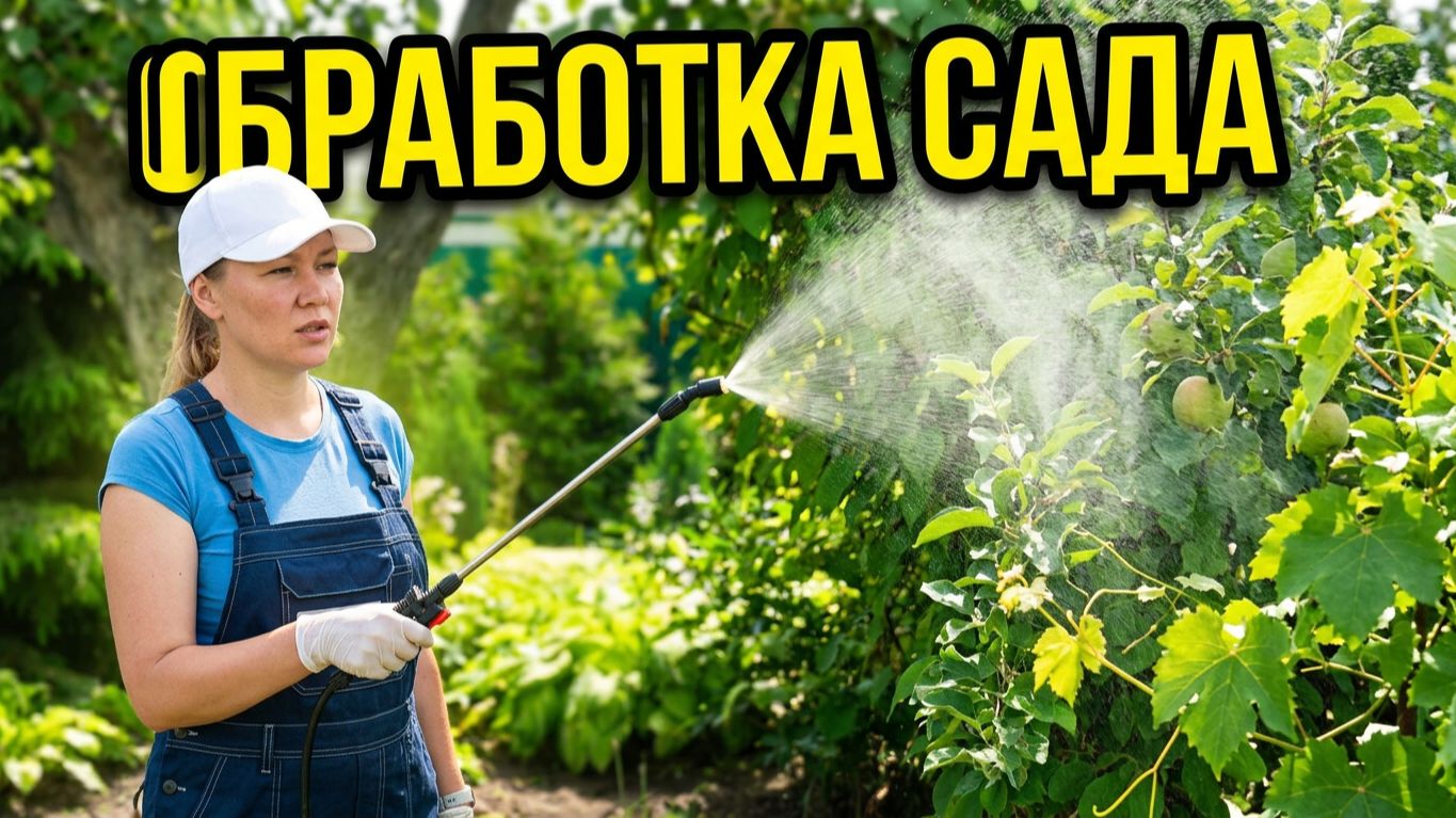 Патогены не пройдут...Обработка яблонь и винограда