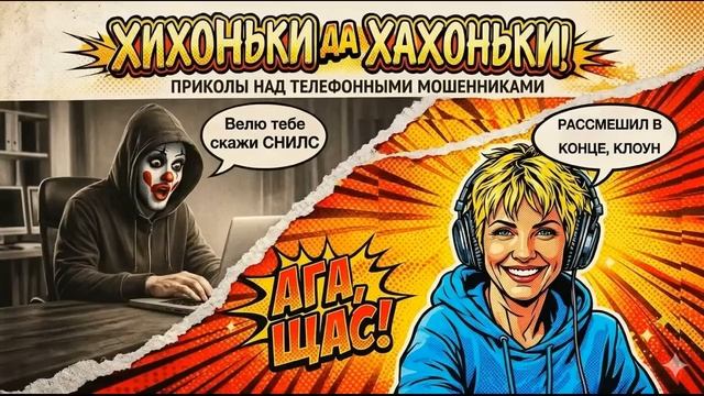 Мошенники звонят по телефону _ Хихоньки да Хахоньки ( Часть 1 ) Автор - Ульяна