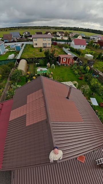 крыша дома течет