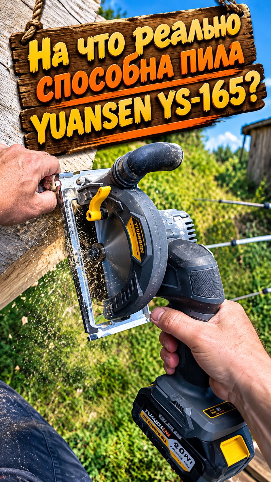 На что реально способна пила YUANSEN YS-165? 🪚