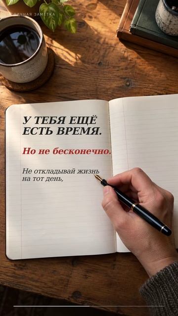 У тебя ещё есть время