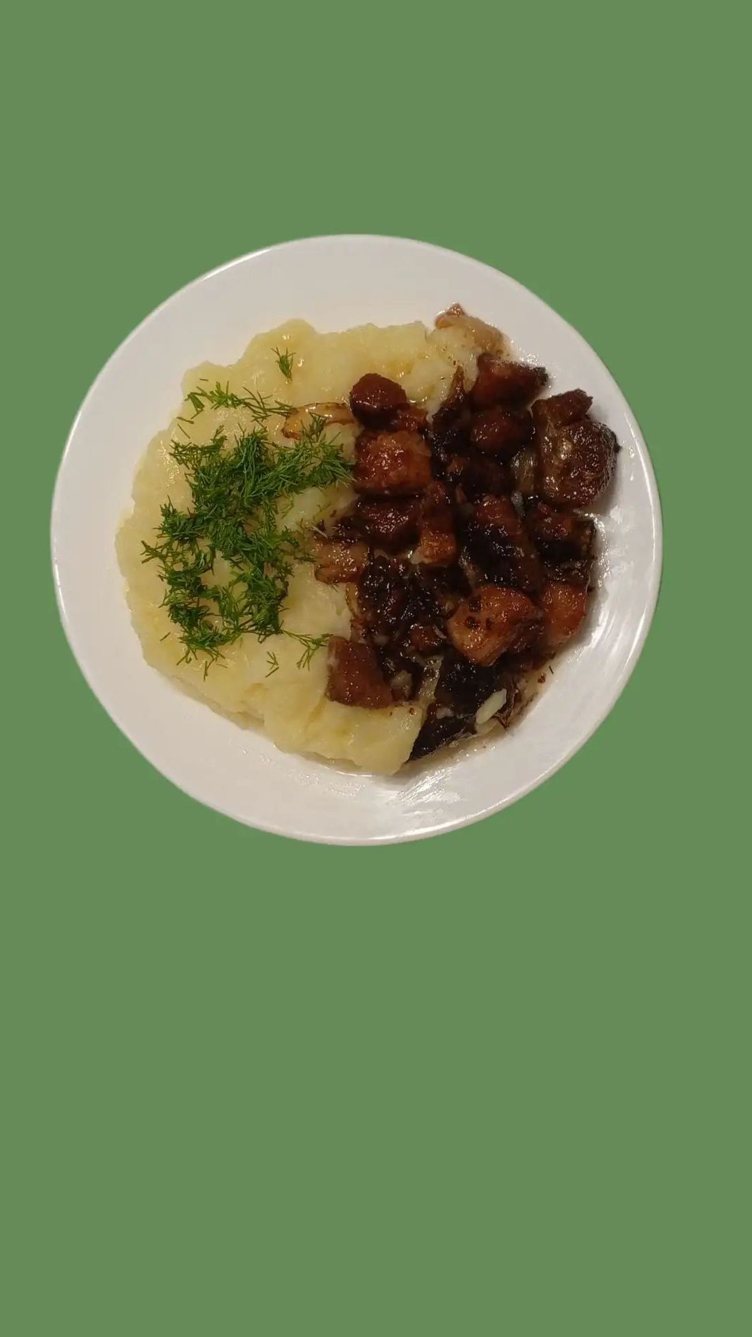 Жаренная свинина.