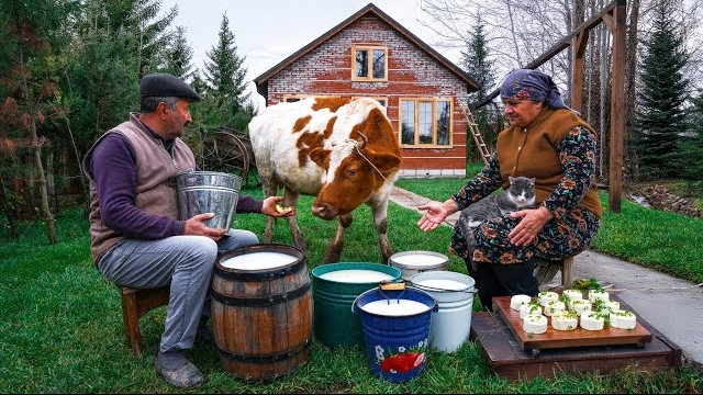 Белый Кавказский Сыр | Оригинальный Рецепт от Молока до Сыра 🧀🐄
