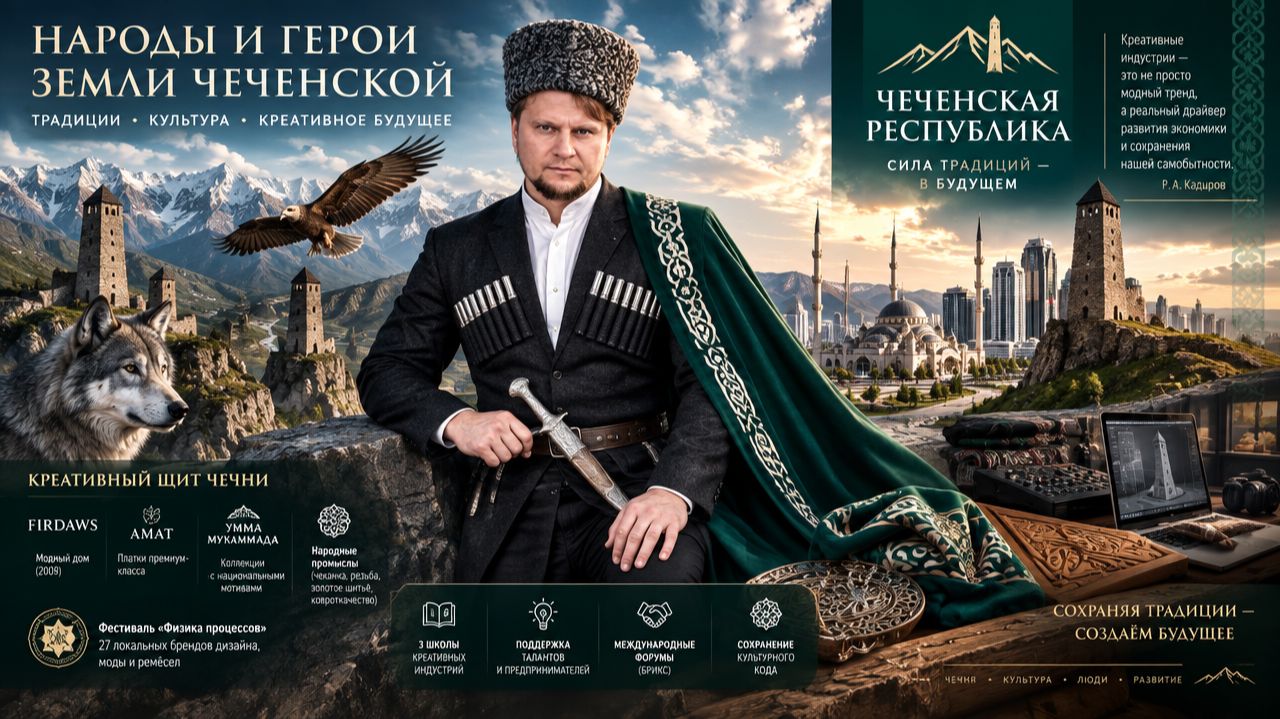 Герой креативных индустрий Республики Чечня