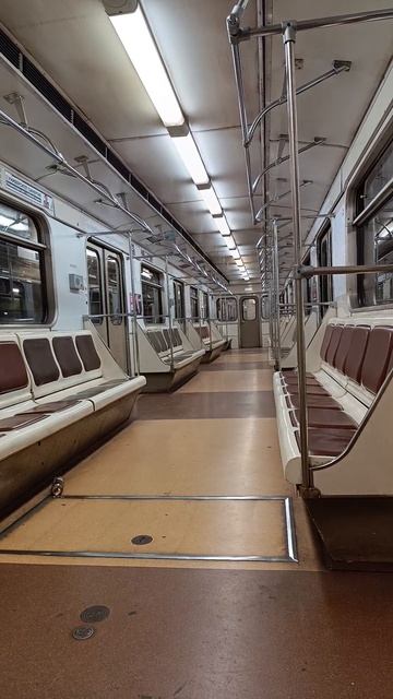 Метро Москвы перегон на номерном поезде
