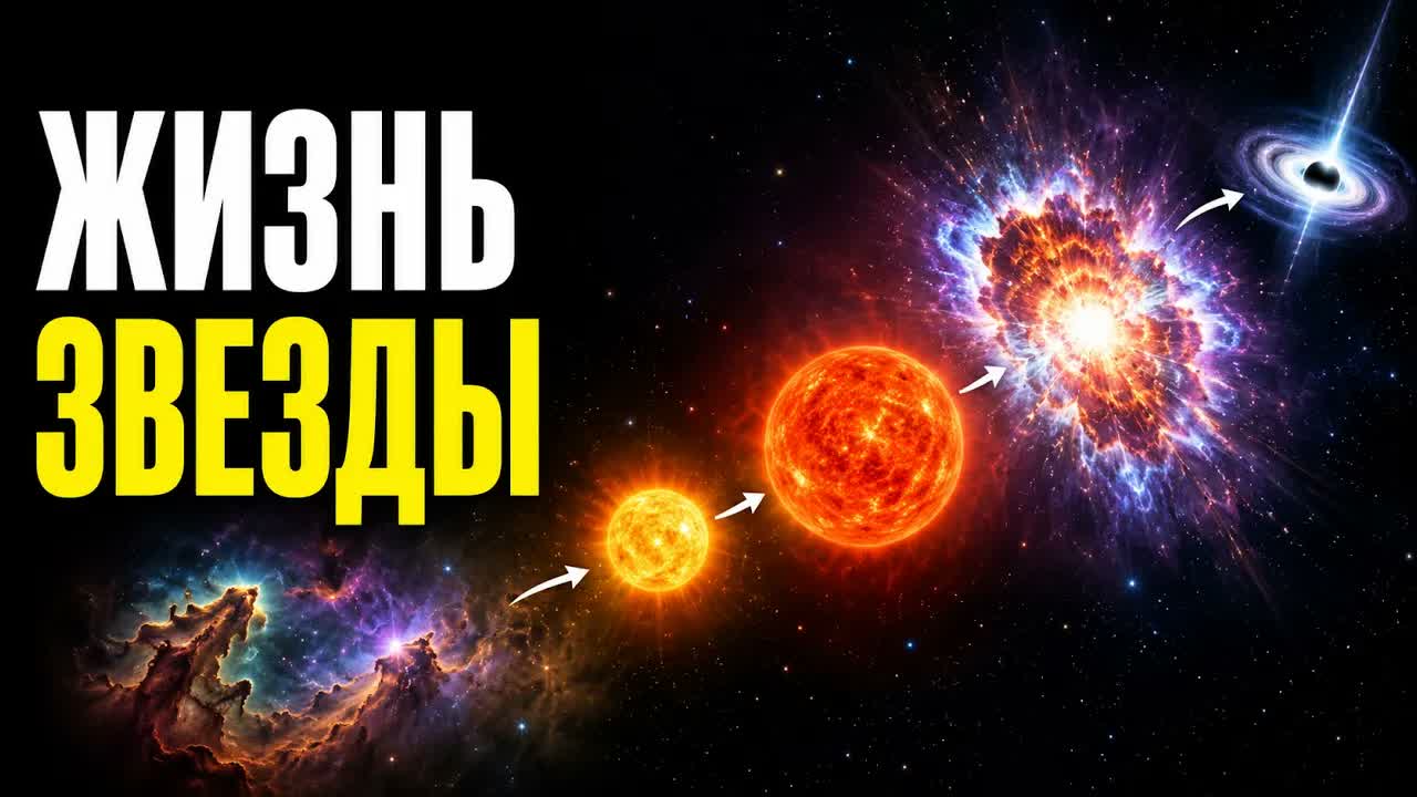 От туманности до нейтронной звезды или черной дыры за миллиарды лет! ДЛЯ СНА 😴