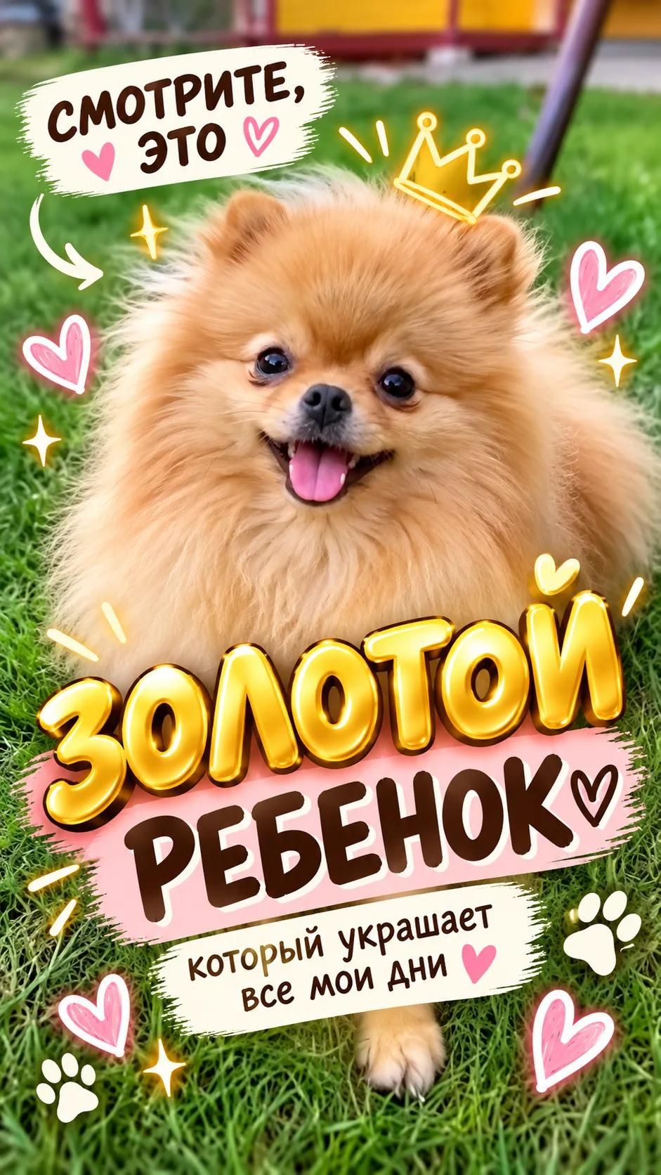 Это просто золотой ребёнок 🥹❤️ Померанский шпиц Лили
