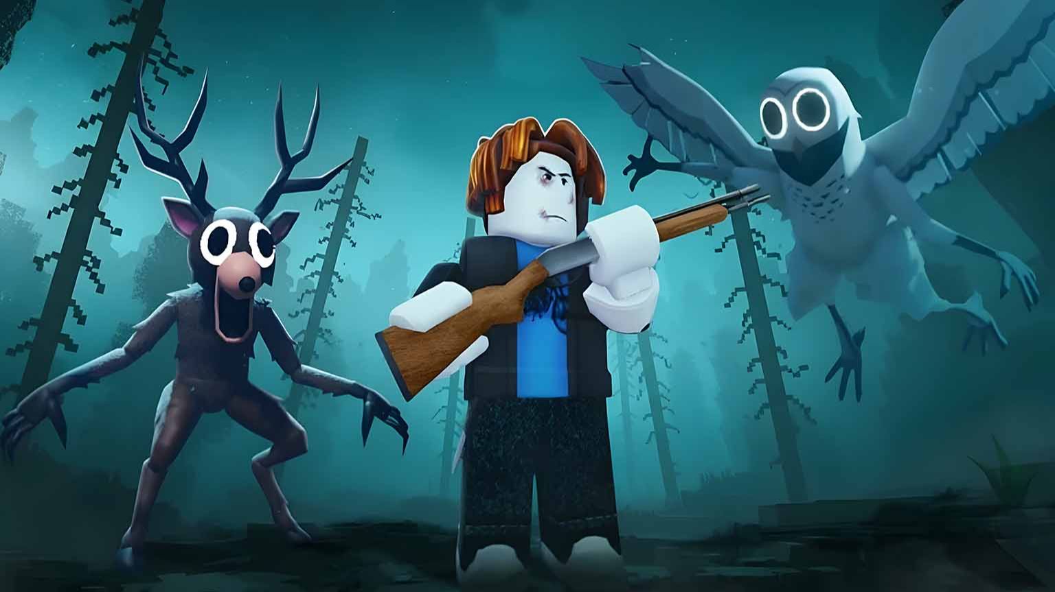 Roblox строим топовую базу и защищаемся от оленя