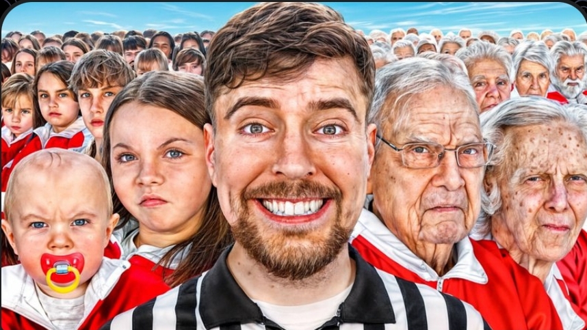 Люди от 1 до 100 Лет Сражаются за $500,000)  MrBeast - Мистер Бист на Русском