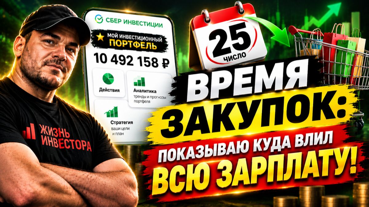 25 число — время закупок: показываю куда влил ВСЮ зарплату😎