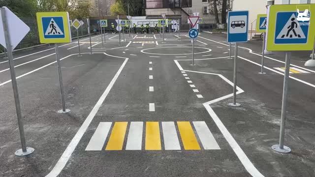 Автогородок на территории Дома детского творчества № 3. Иркутск
