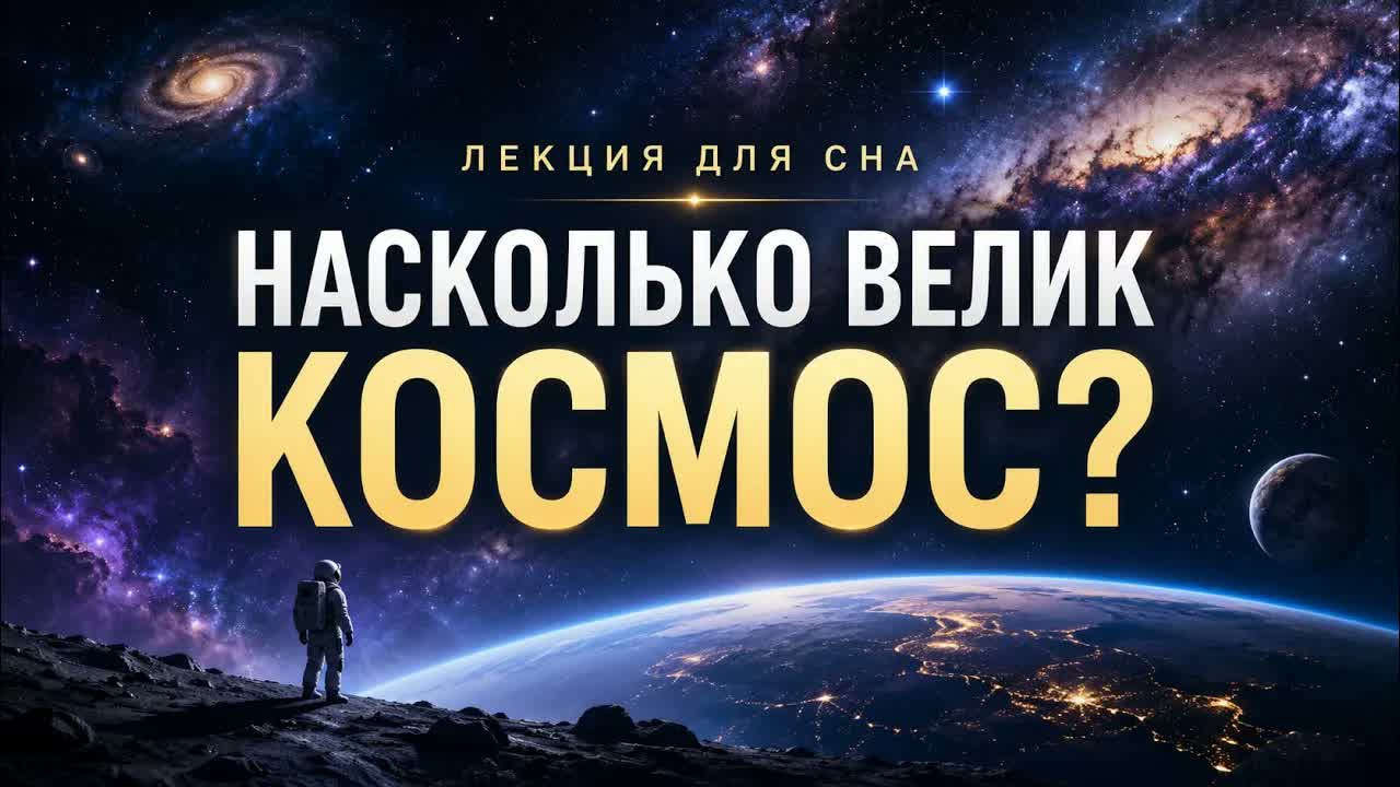 КОСМОС: МАСШТАБЫ, КОТОРЫЕ ЛОМАЮТ ВООБРАЖЕНИЕ! ДЛЯ СНА 😴