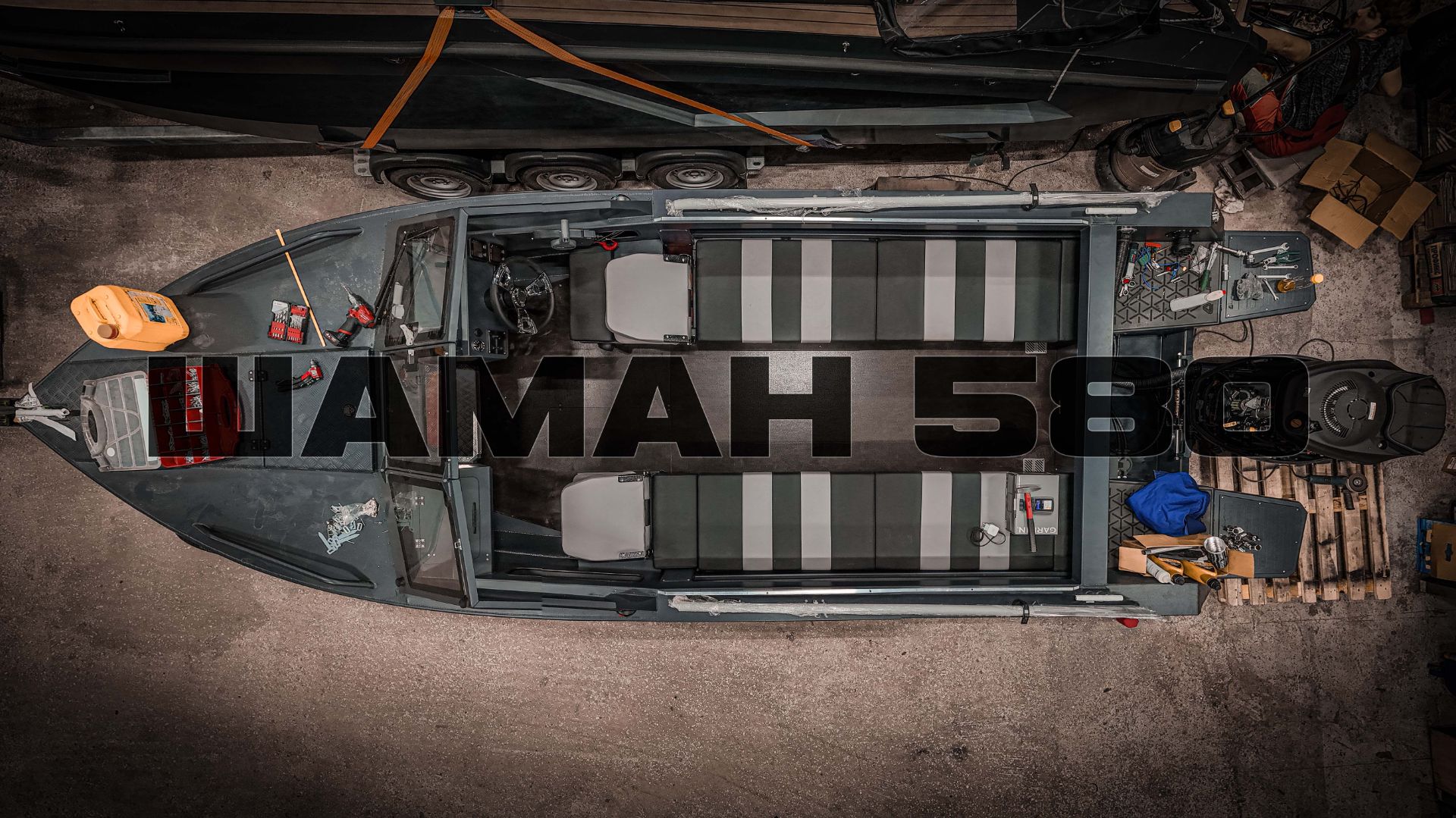 Автобус а не лодка, ШАМАН 580 & YAMAHA F150 Обзор [ YAMAHA ЯКУТСК ]