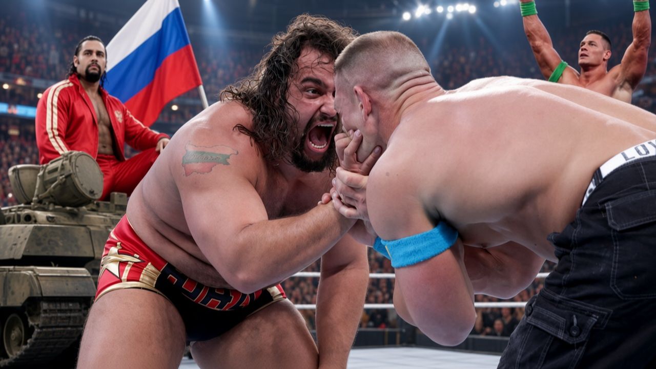 Rusev Vs John Cena (WWE Wrestlemania 31, 2015)