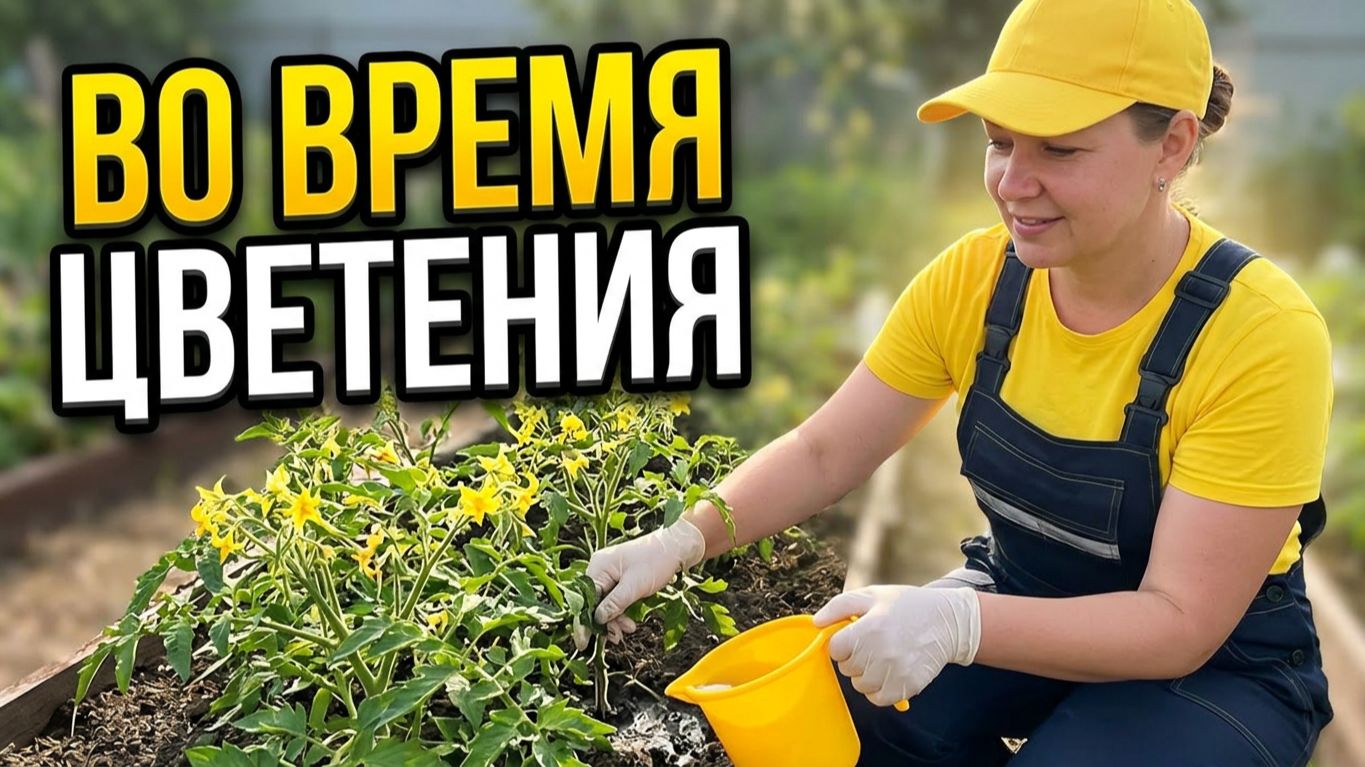 Зацвели томаты в  открытом грунте. Что дальше делать, чем подкормить?
