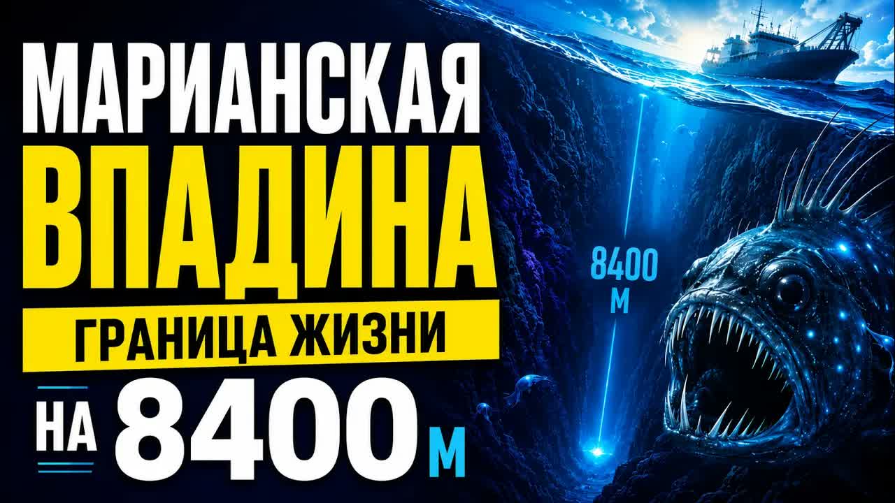 ПОЧЕМУ РЫБЫ НЕ МОГУТ ЖИТЬ ГЛУБЖЕ 8400 МЕТРОВ? (ФИЗИОЛОГИЯ ПРОПАСТИ) ДЛЯ СНА 😴