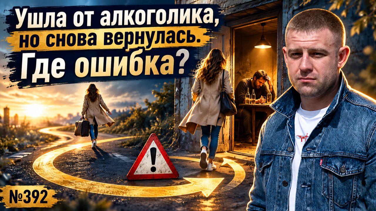 Ушла от алкоголика, но снова вернулась. Где ошибка?