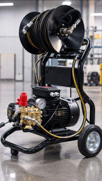 АВД Тритон Т15200 TS T 5.5 KW на тележке с электр. теплозащитой