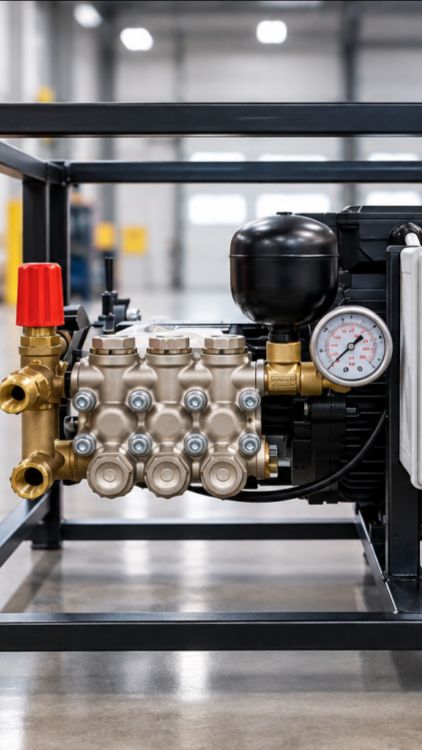 АВД ТРИТОН H15/20 TiTAN 5,5 KW TS с гидрокомпенсатором и манометром