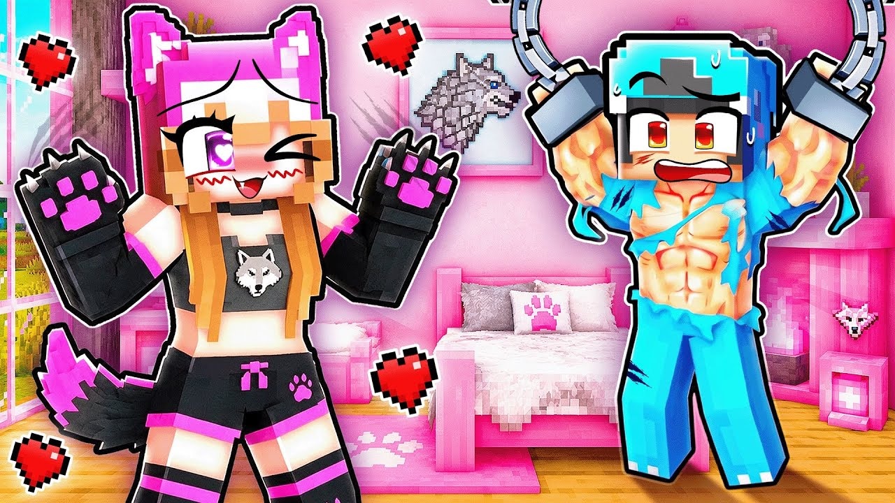 ДЕВОЧКА-ЛЮТОВОЛК ПОХИТИЛА меня в Minecraft!