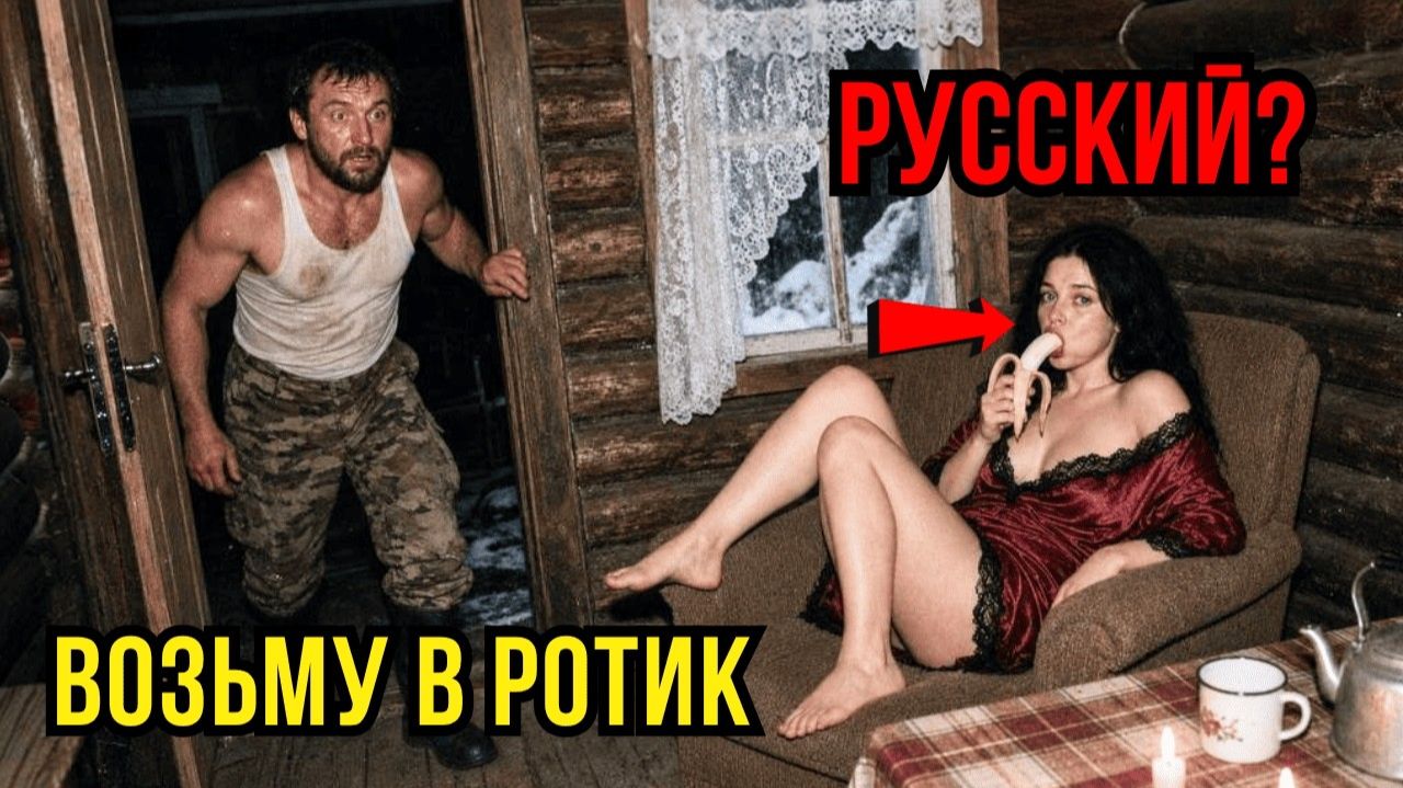 СНИМАЙ ПОРТКИ, ЕСЛИ РУССКИЙ! Немка пробралась на кордон егеря и Пожалела…