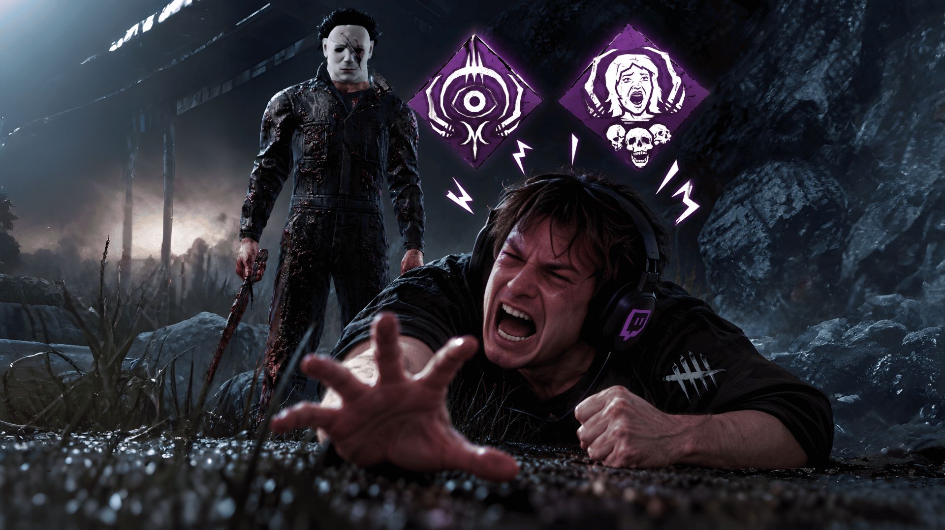 СТРИМЕР НЕ СМЕРИЛСЯ ПРОТИВ БЕСШУМНОГО МОНСТРА в Dead By Daylight