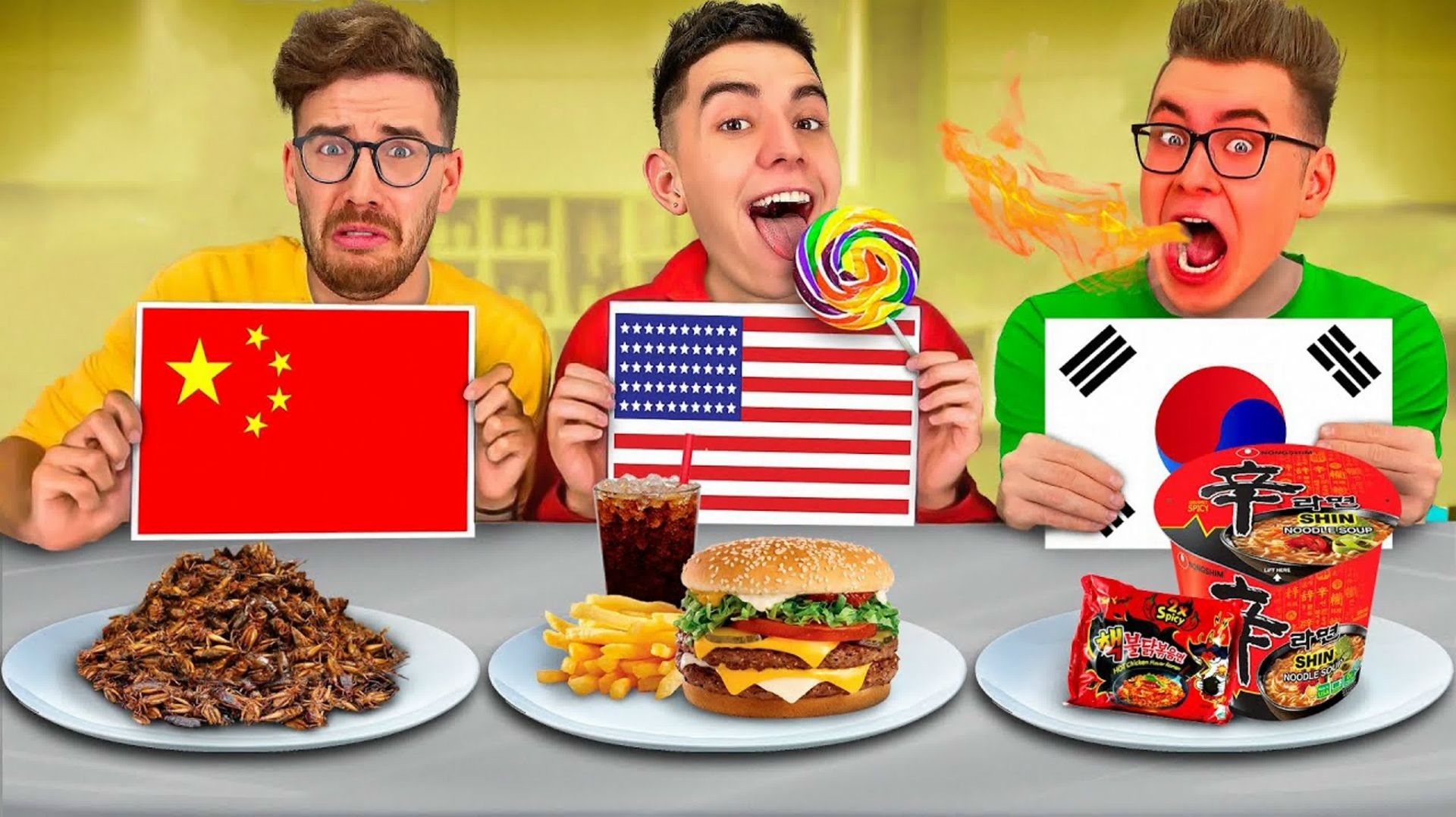 A4 - ЕДА из РАЗНЫХ СТРАН МИРА ЧЕЛЛЕНДЖ !