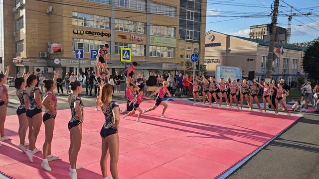 День города Чебоксары, показательные выступления спортивная аэробика