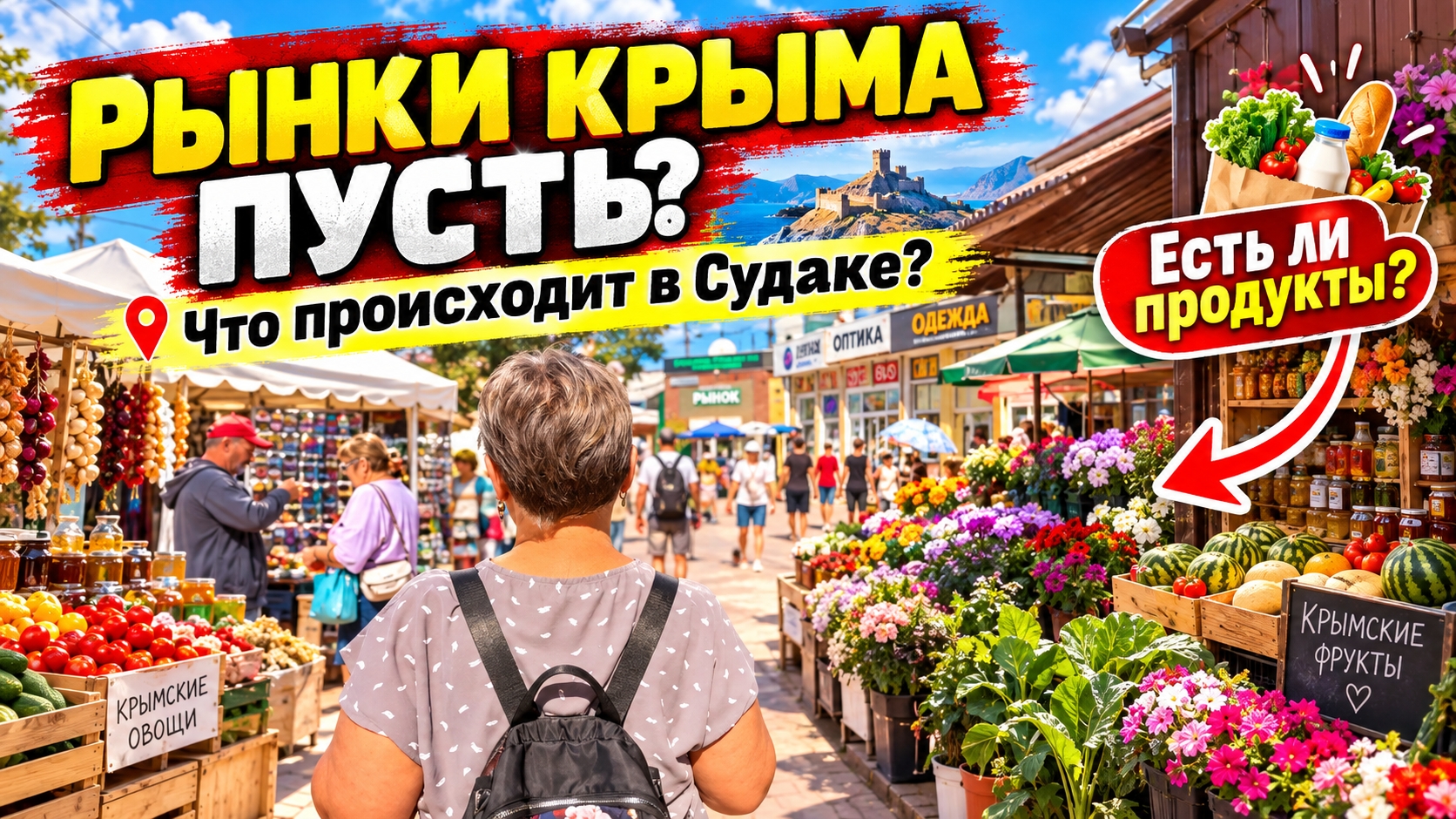 Рынки Крыма 2026 - Все пусто и нет продуктов? Судак Что происходит прямо сейчас?