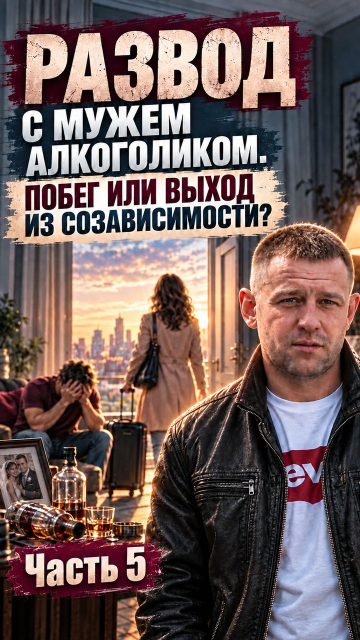 Развод с мужем алкоголиком. Побег или выход из созависимости? Часть 5/6
