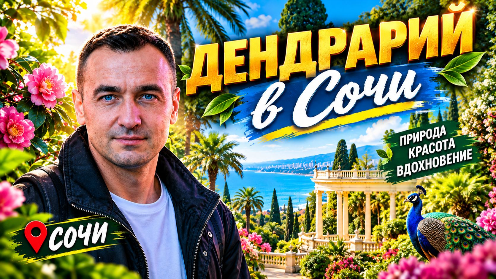 ДЕНДРАРИЙ СОЧИ 2026 — НЕВЕРОЯТНАЯ ПРОГУЛКА ПО САМОМУ КРАСИВОМУ ПАРКУ! 🌺