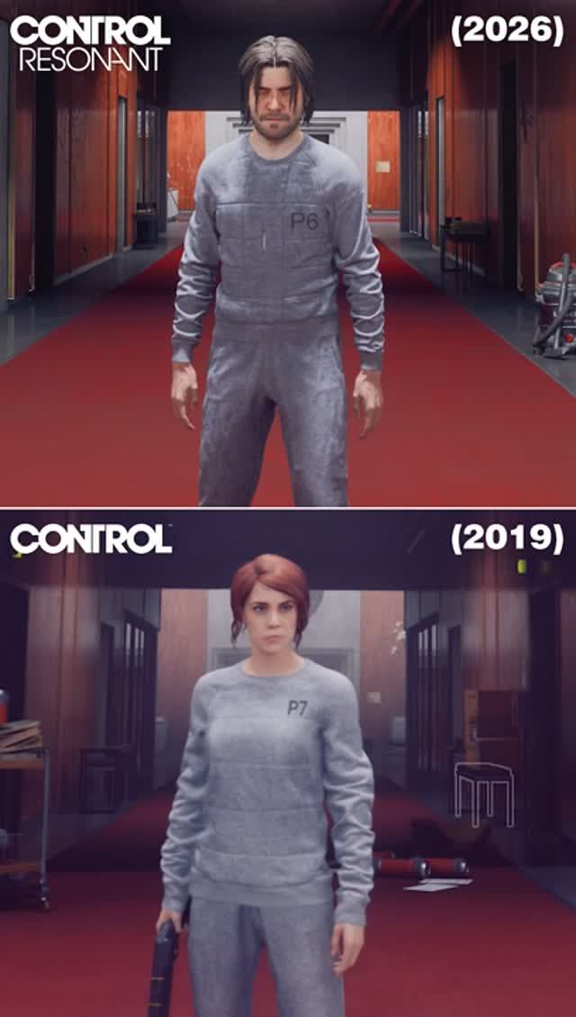 Оригинальная Control против Control Resonant. Сравнение персонажей