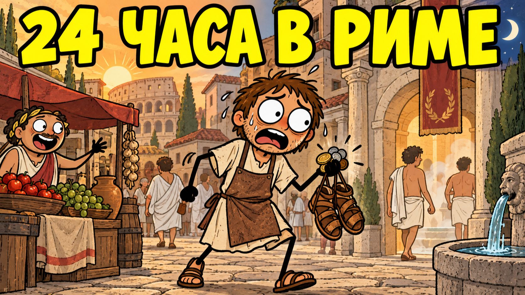 Что обычный римлянин делал целый день?